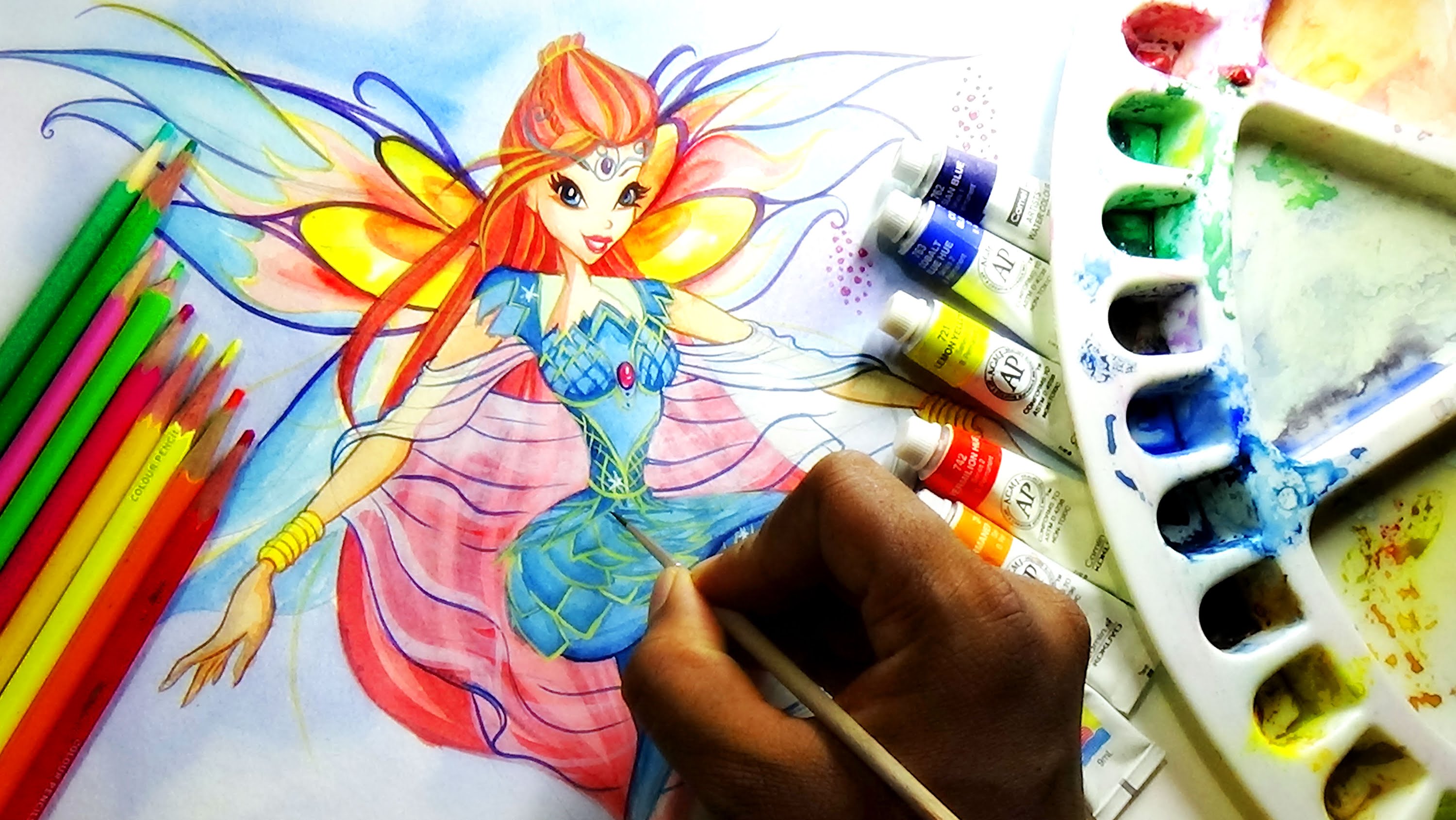 Learn How To Draw Bloom From Winx Club Winx Club Step By Step | Images ...