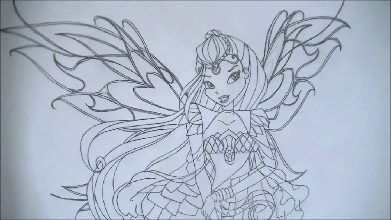 Winx Drawing at GetDrawings | Free download