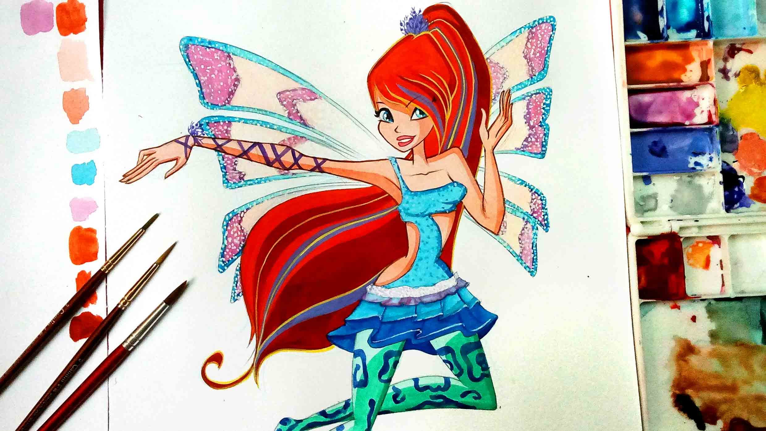 Winx Drawing at GetDrawings | Free download