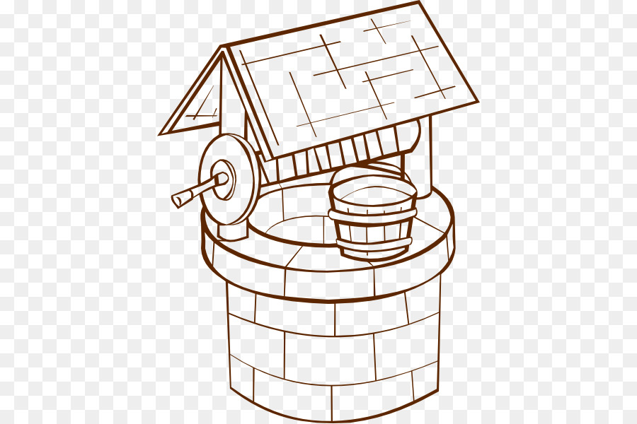 900x600 Water Well Wishing Well Drawing Clip Art