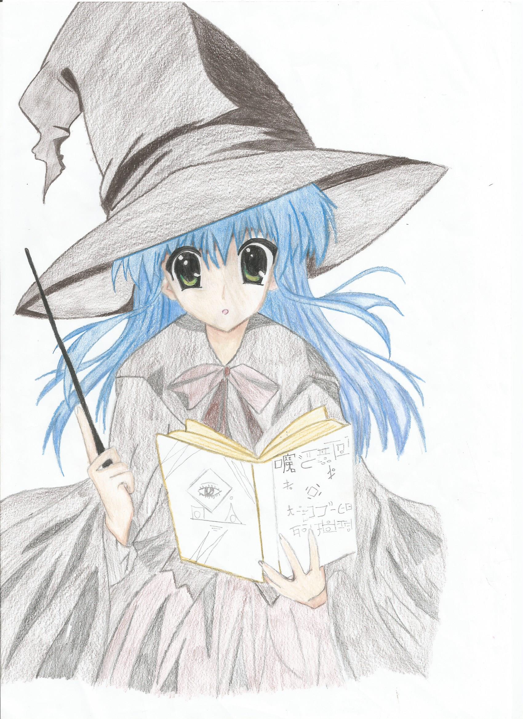1700x2338 Draw Anime Witch Meus Desenhos Anime Witch And Anime