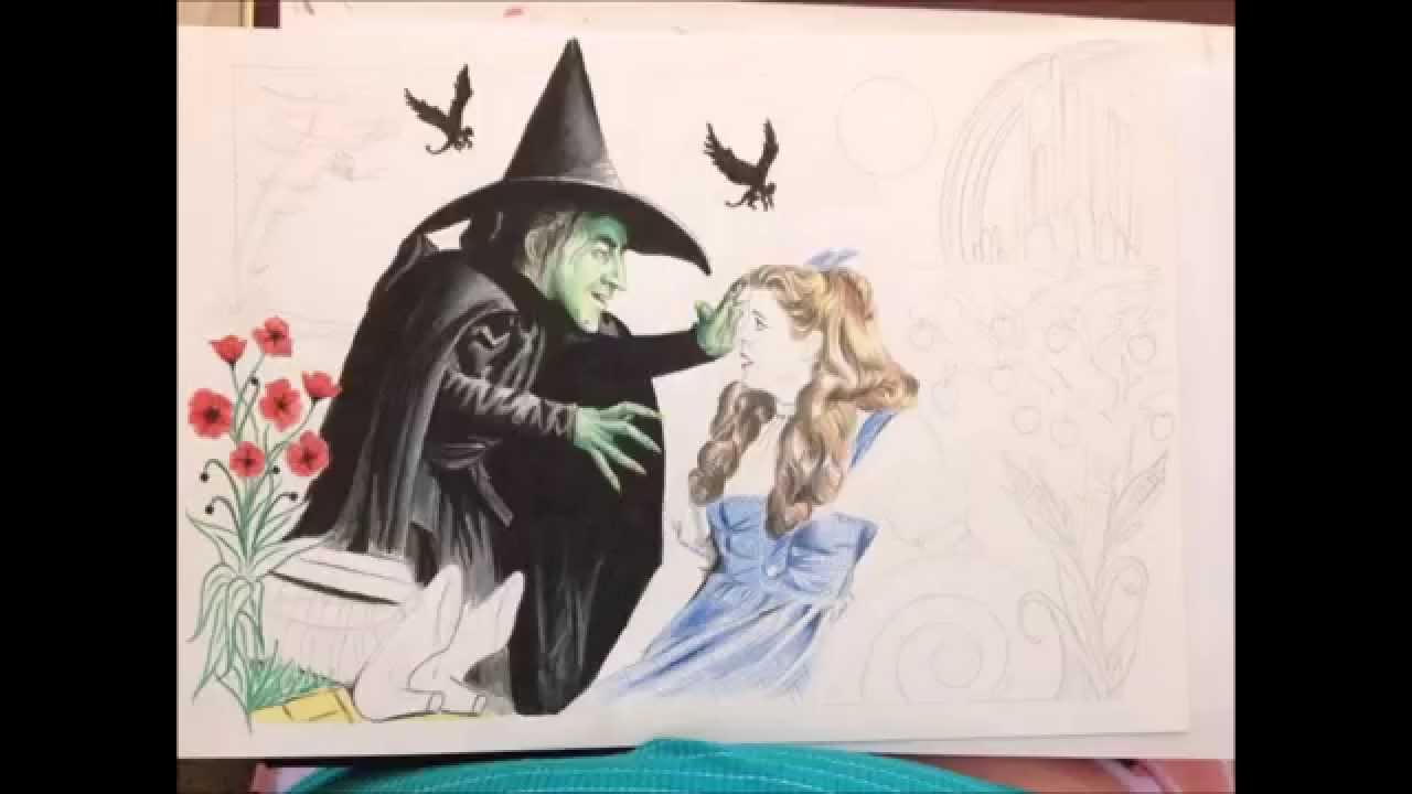1280x720 Wizard Of Oz Drawing