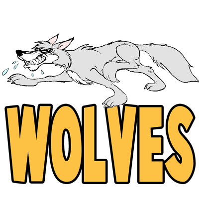 400x400 How To Draw Cartoon Vicious Wolves In Easy Step By Step Drawing
