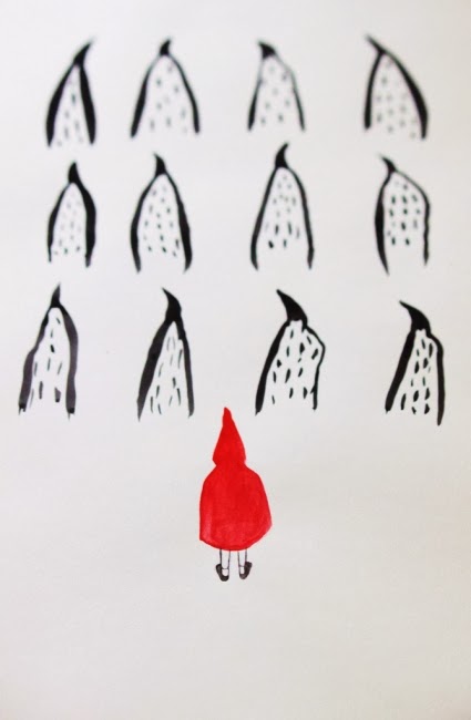 425x650 Wolf Claw Forest By Hazel Terry Illustration Drawing