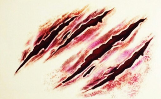 516x320 Wolf Claw Marks Wolves Wolf, Tattoo And Piercings