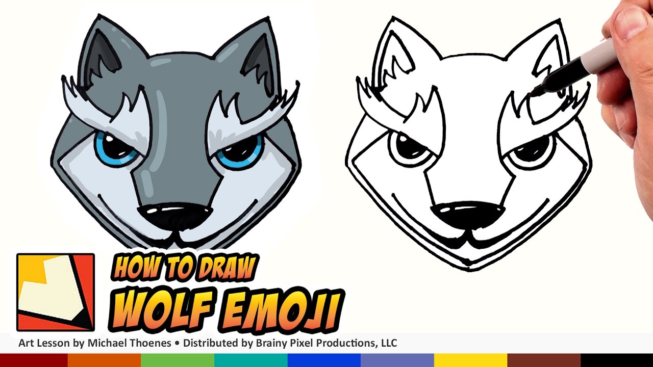 1280x720 How To Draw Emojis Wolf