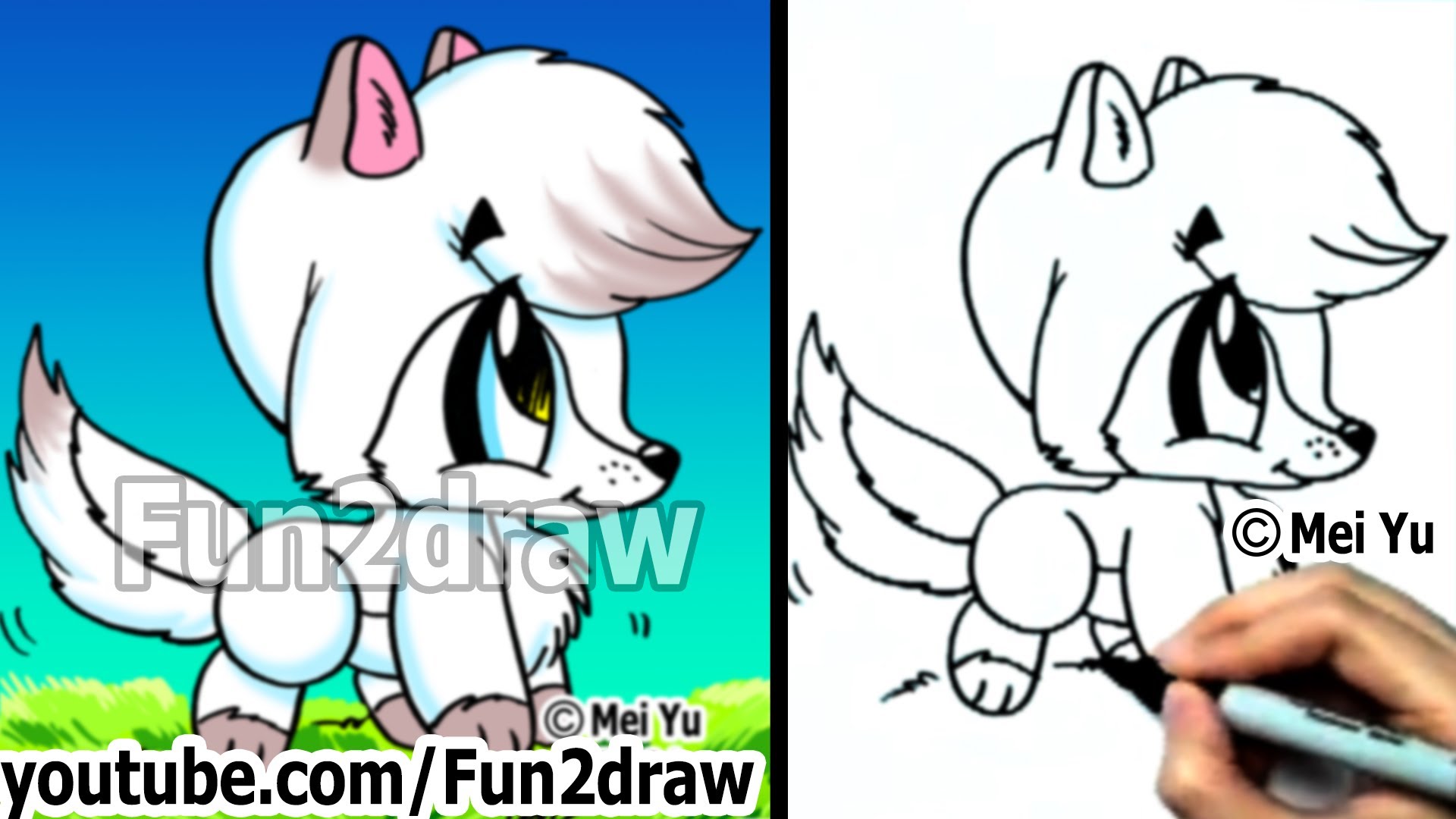 Wolf Drawing Easy at GetDrawings | Free download