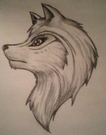 372x473 Tribal Wolf Drawings