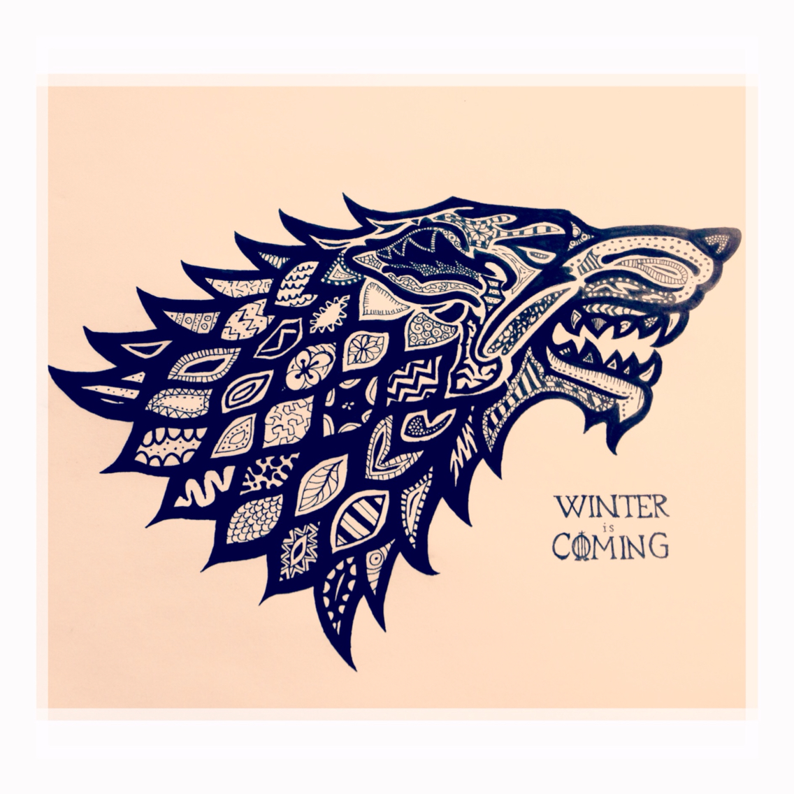 1136x1136 Did That By Myself ) Dire Wolf Drawing Dire Wolf