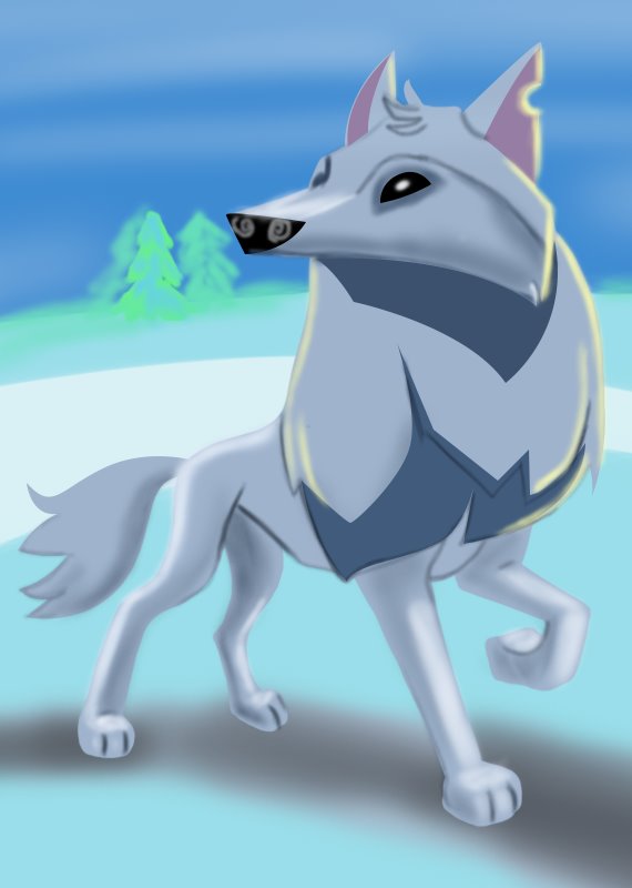 570x800 Learn How To Draw Arctic Wolf From Animal Jam (Animal Jam) Step By