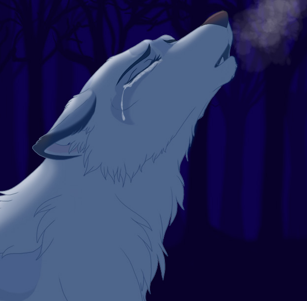 620x609 Sad Wolf Howling My Soul. Hope U Like It! My Wolf Creations