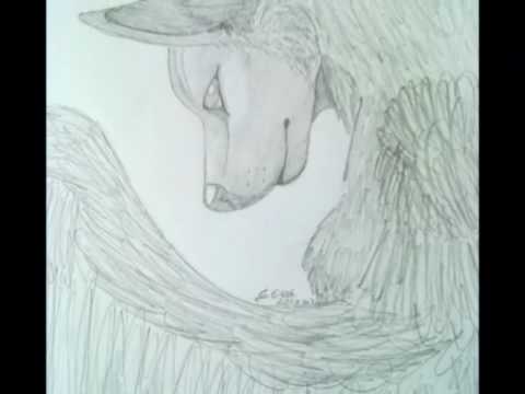 480x360 Drawing A Wolf With Wings
