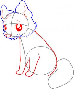 250x302 How To Draw An Easy Wolf Step 3 Drawing Wolf
