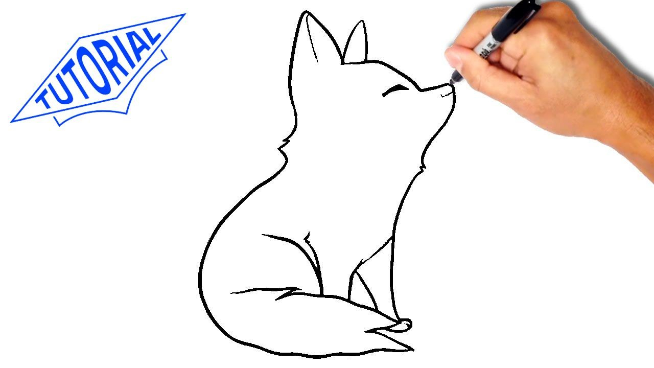 1280x720 Easy Drawing Of A Wolf