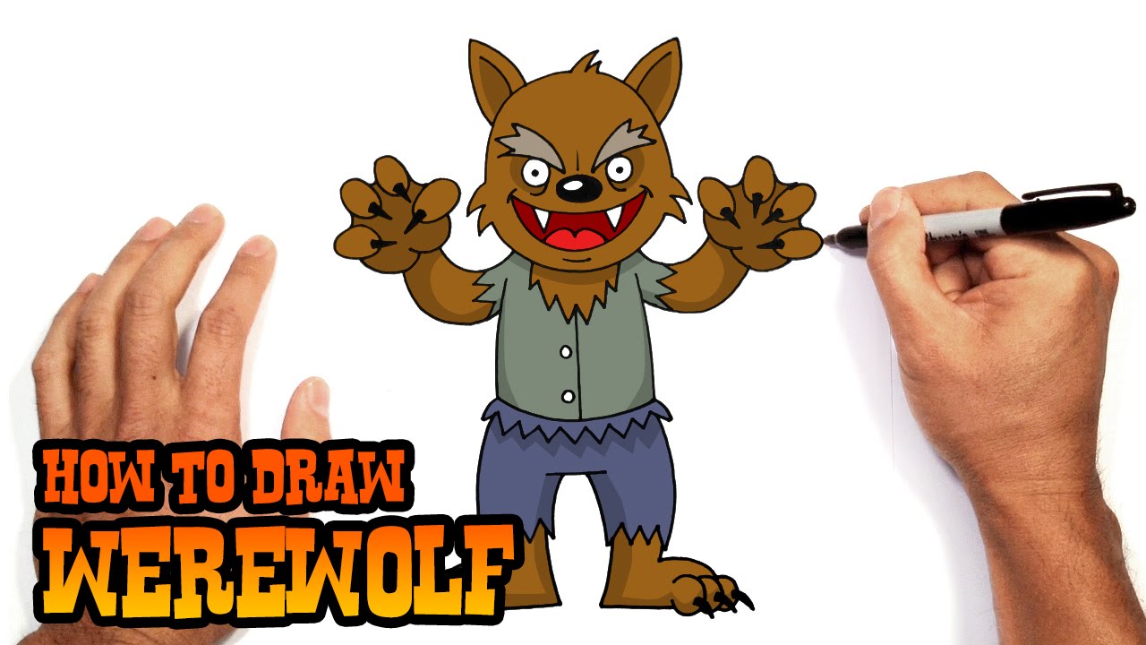 1280x720 How To Draw A Werewolf Drawing Lesson