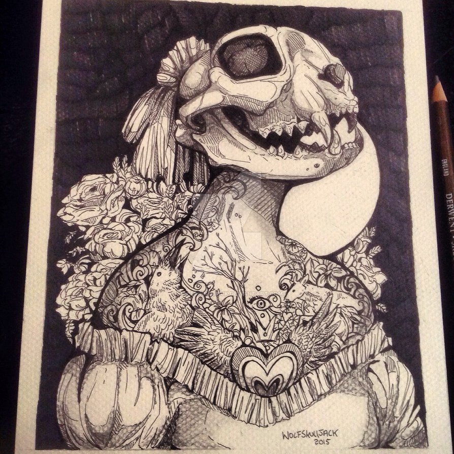 894x894 Wolf Skull Jack