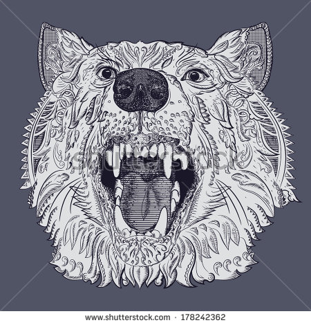 450x470 Wolf Teeth Stock Vectors Amp Vector Clip Art Shutterstock Book