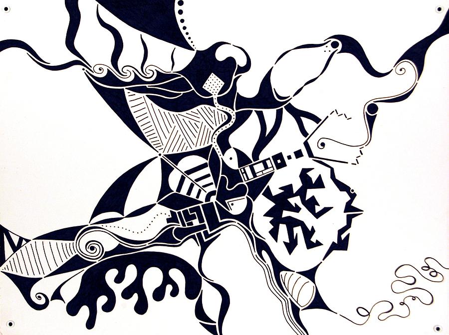 900x672 Totem Pole 4 Drawing By Eamon Forslund