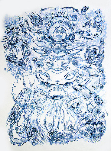 367x500 We'Re Wolf Totem Drawing By Attaboy We'Re Wolf Totem