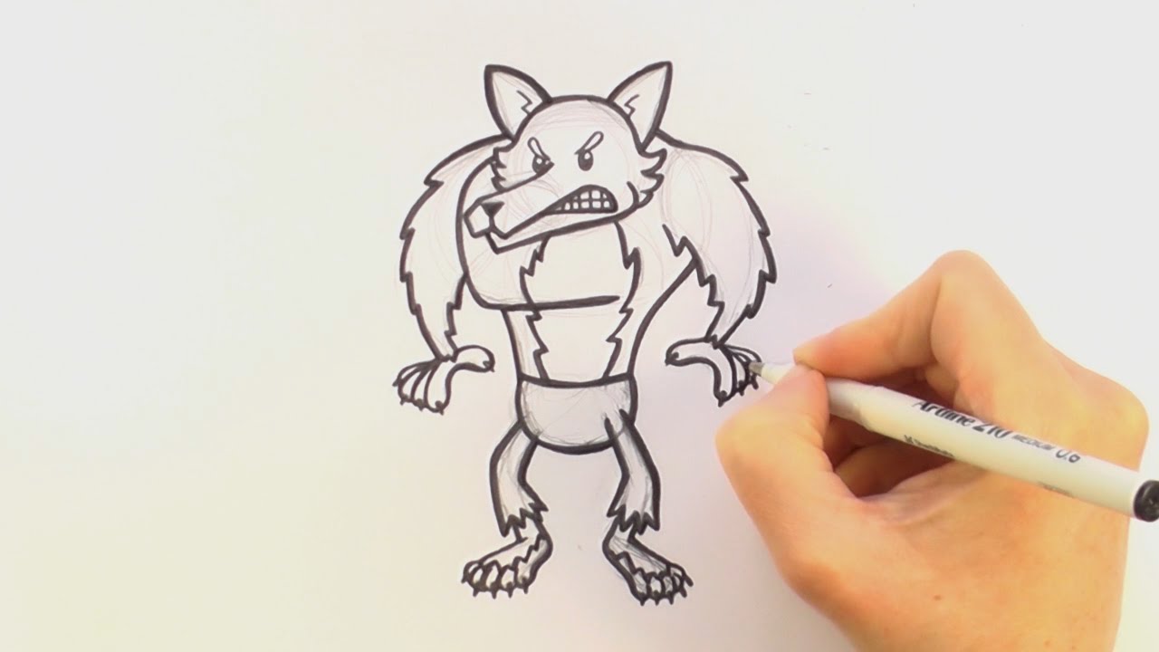 Wolfman Drawing at GetDrawings | Free download