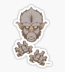 210x230 Wolfman Drawing Stickers Redbubble