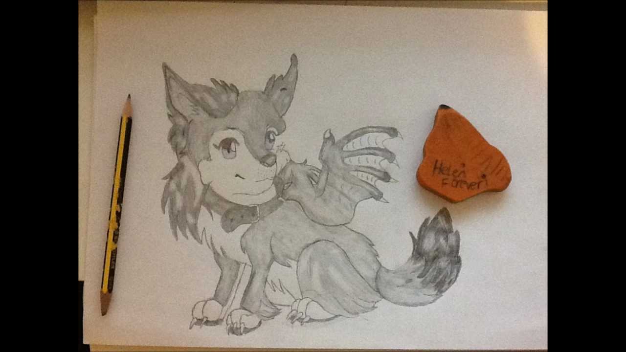 1280x720 How To Draw A Cute Chibi Wolf (For Beginners)