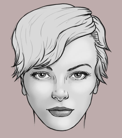 497x559 Drawing Of A Woman Work In Progress It Happened So Fast