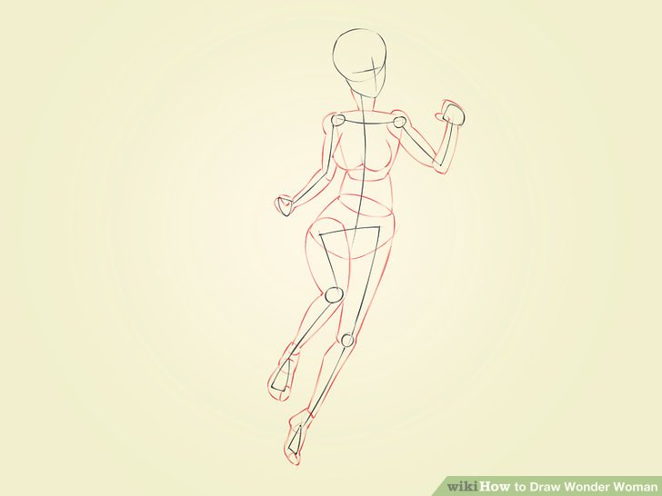 728x546 How To Draw Wonder Woman (With Pictures)