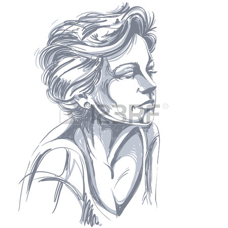 450x450 Woman Sketch Stock Photos. Royalty Free Business Images
