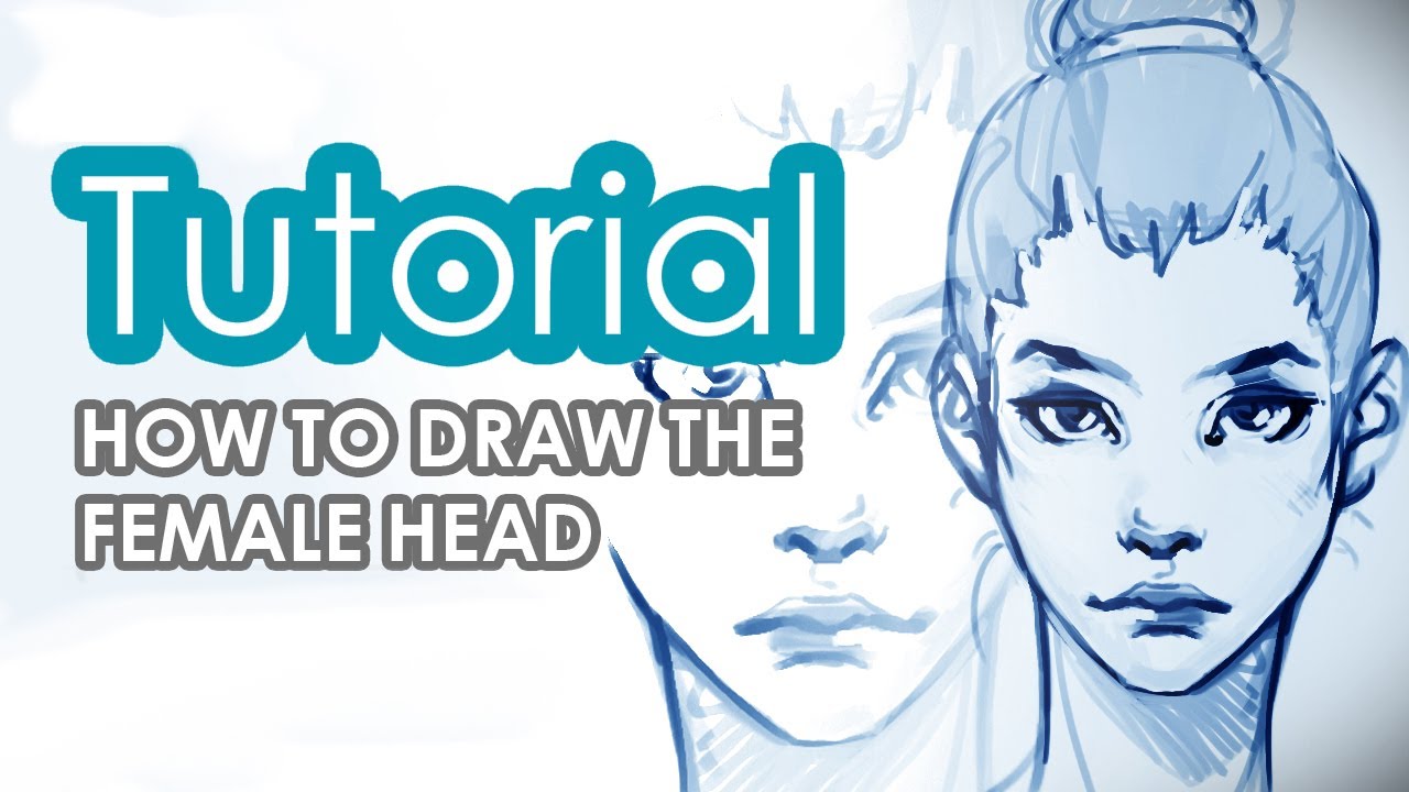 1280x720 How To Draw A Female Head Tutorial