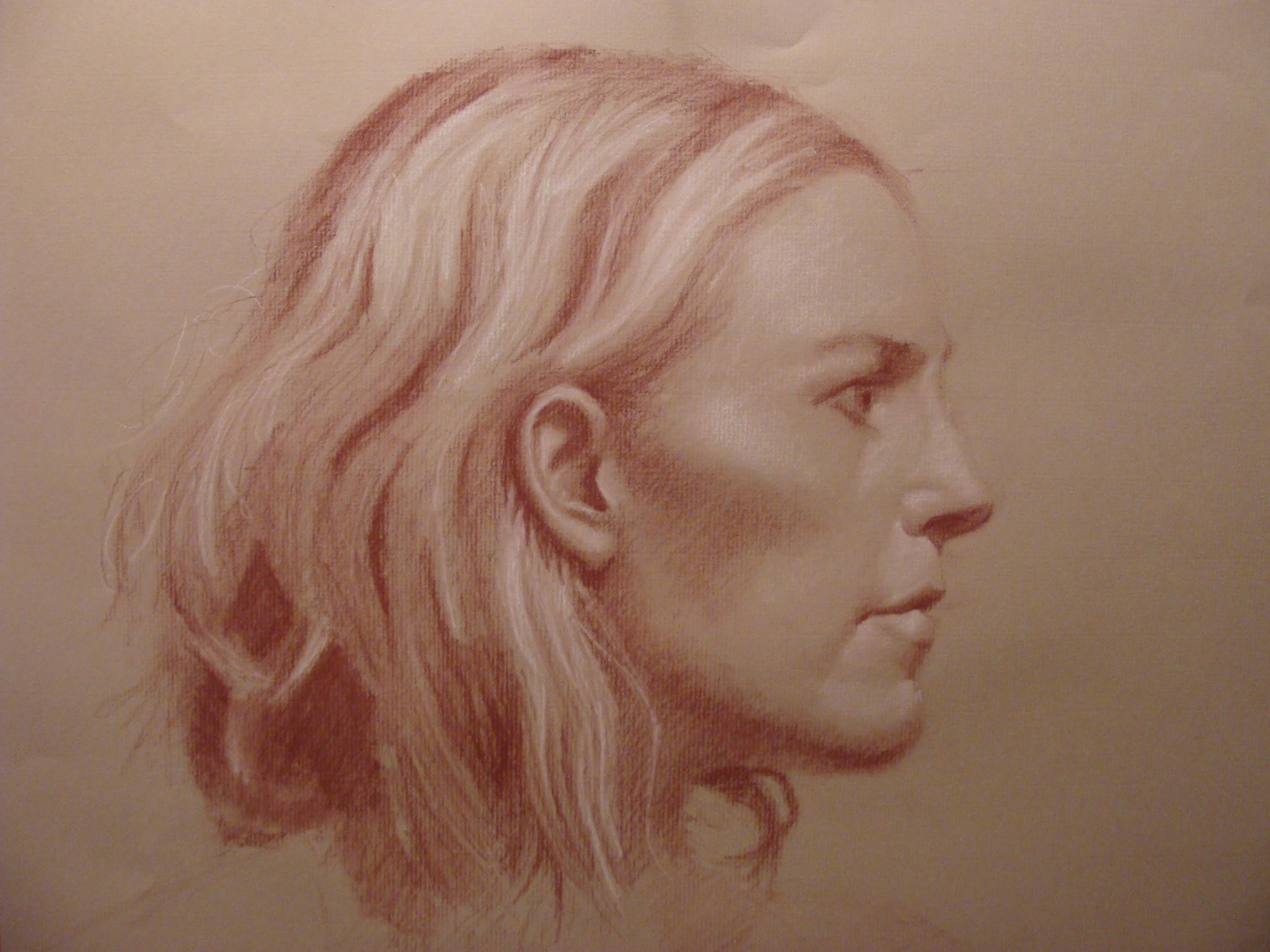 3000x2250 Speed Drawing Profile Of A Woman