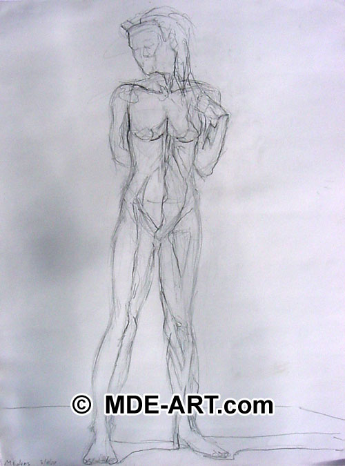 500x675 Woman Pencil Drawings And Sketches Art Gallery