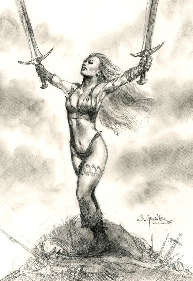 630x916 Women Warrior Art