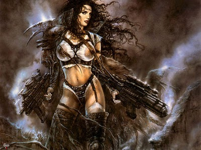 400x300 Female Warrior Women Fantasy Drawing Rose