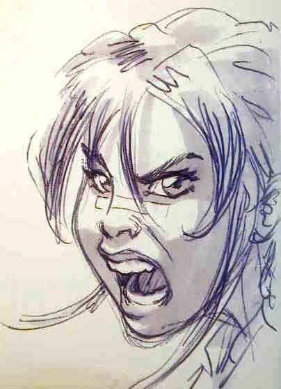 404x558 Angry Girl Face Drawing 1 Ambiguous Expressions And Furious Eyes