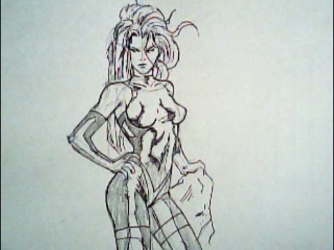 480x360 How To Draw A Female Superhero