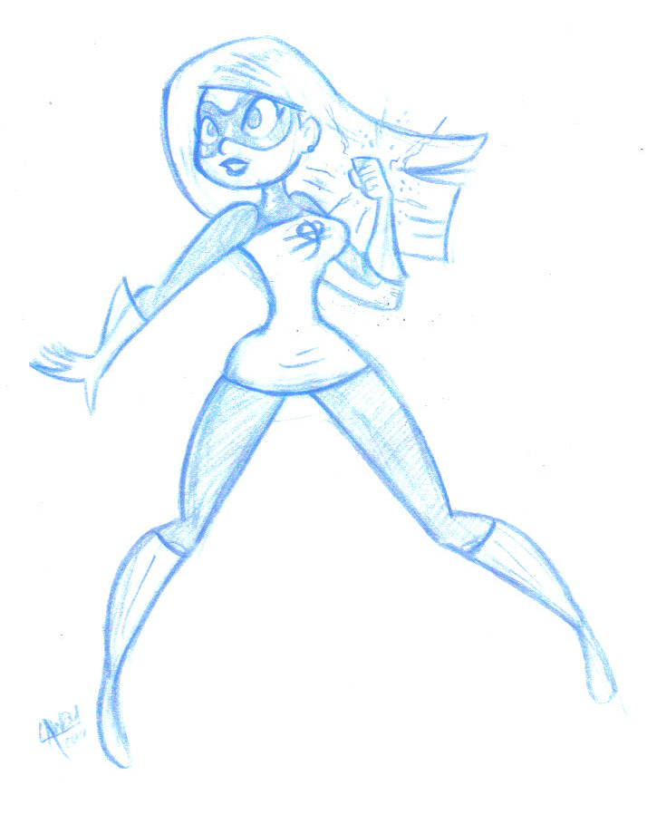 714x909 Female Superheroes Animated