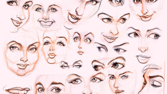 570x320 Drawing A Female Face Womens Faces By ~jonigodoy
