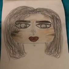 225x225 How To Draw A Girl's Face 8 Steps (With Pictures)