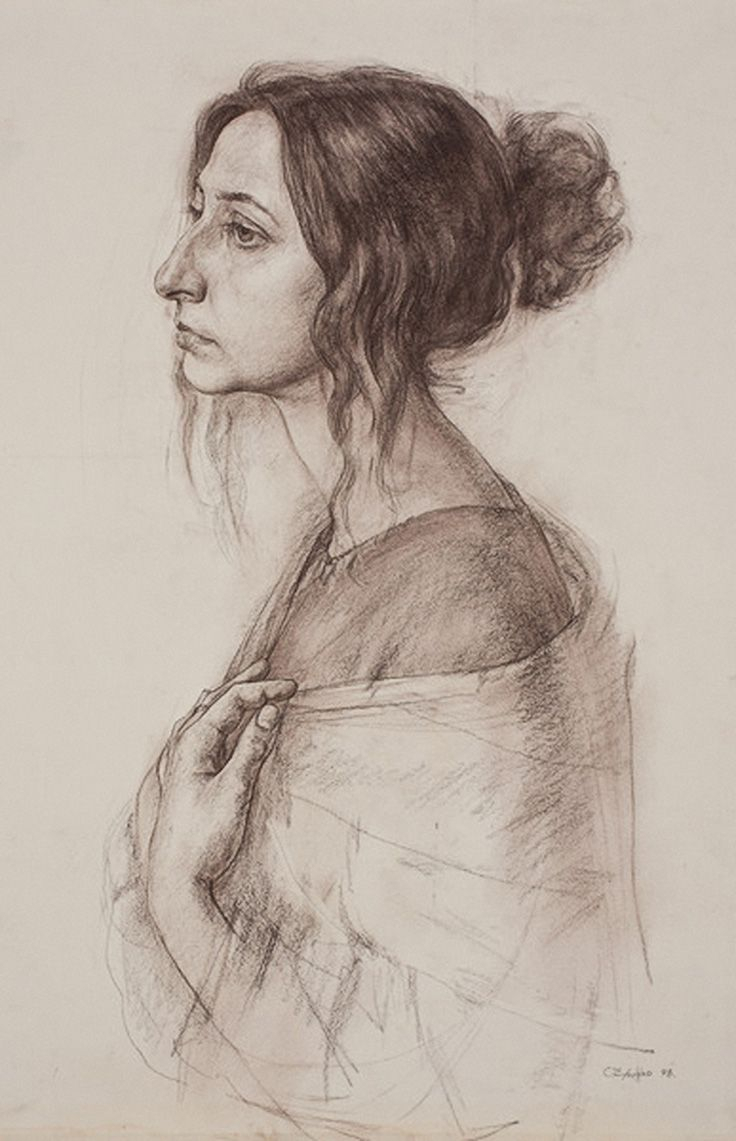 736x1141 Pencil Drawings Of Women's Faces Best Profile Drawing Ideas
