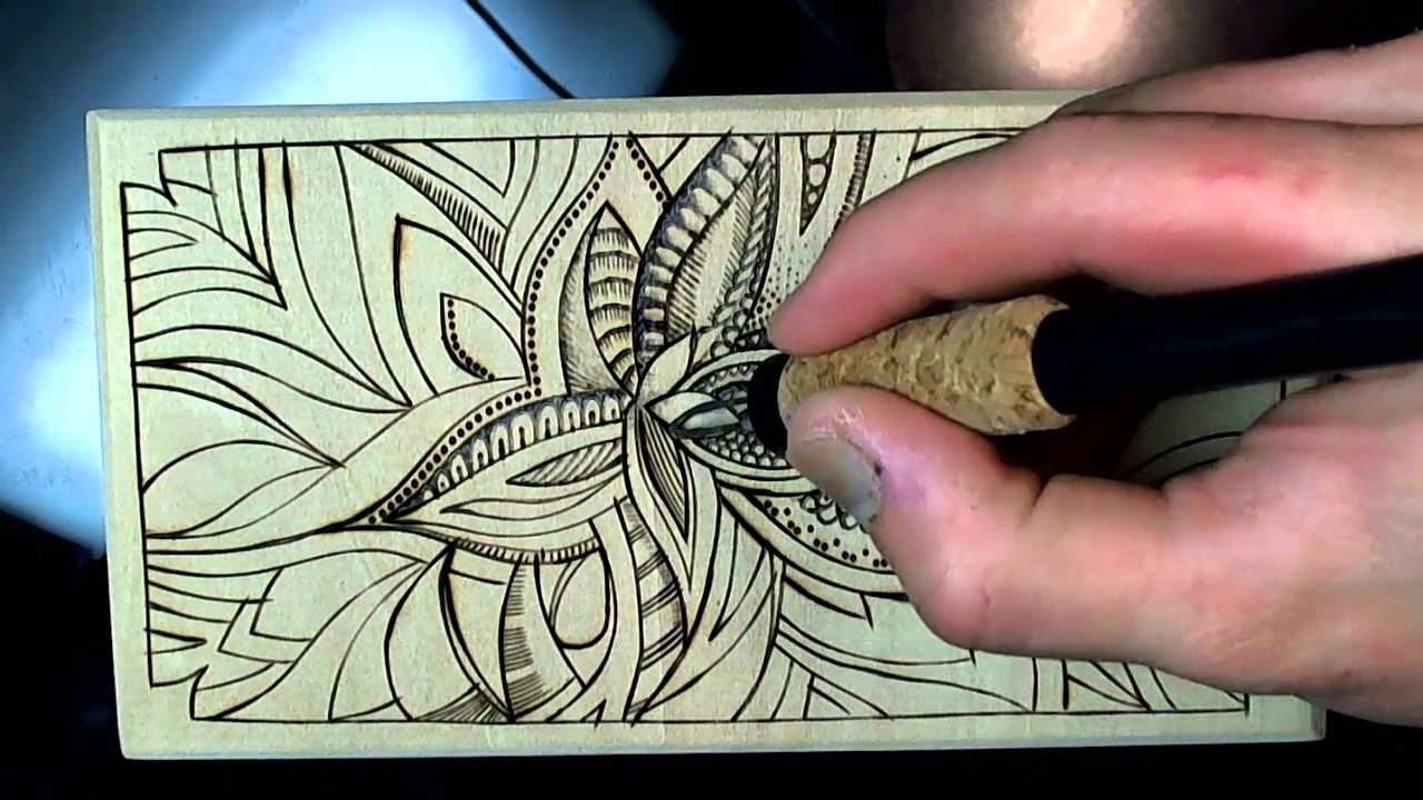 1280x720 Wood Burning Doodle 3 (40x Speed)