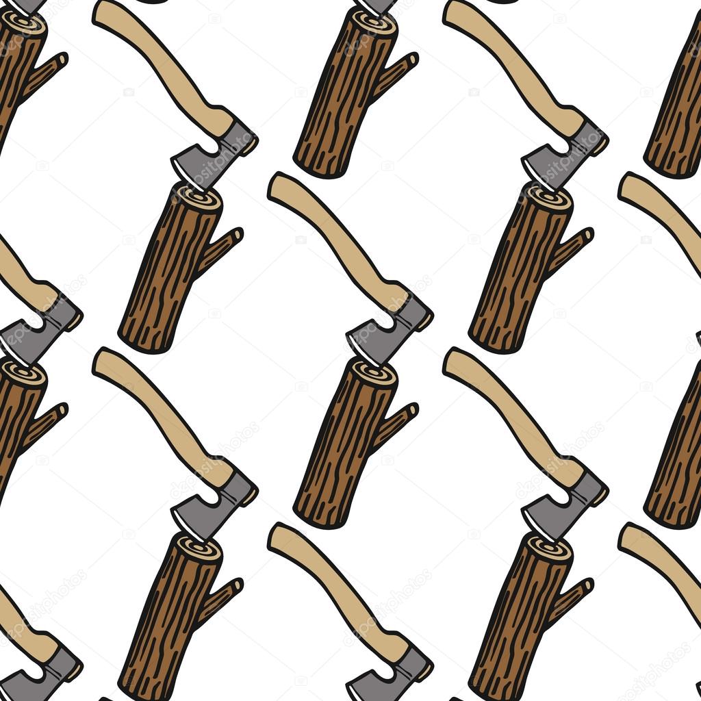 1024x1024 Log And Axe