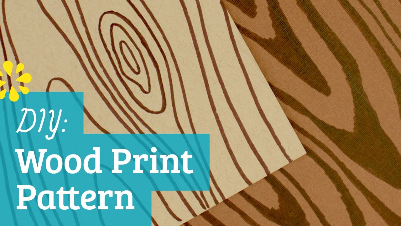 1280x720 How To Make Wood Print Pattern