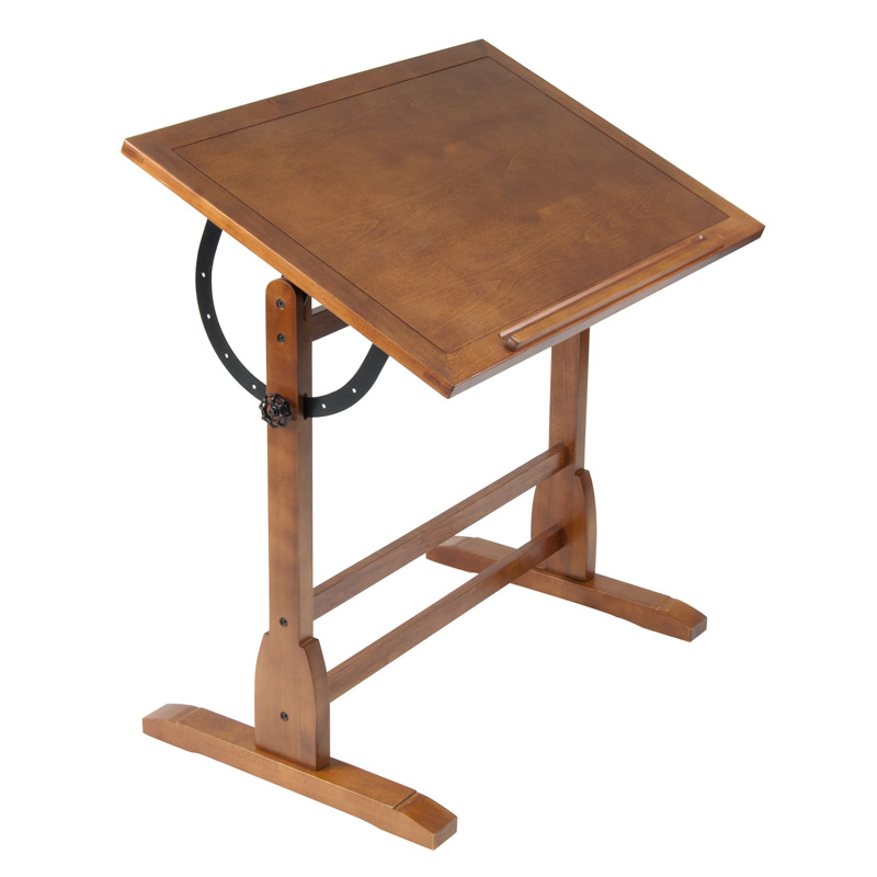 800x800 Studio Designs 42 Vintage Drafting Table, Color Rustic Oak 13305
