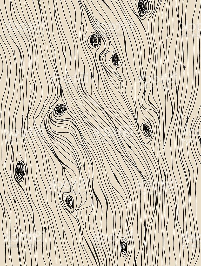 774x1024 Top 10 Hand Drawn Wood Texture Vector Drawing