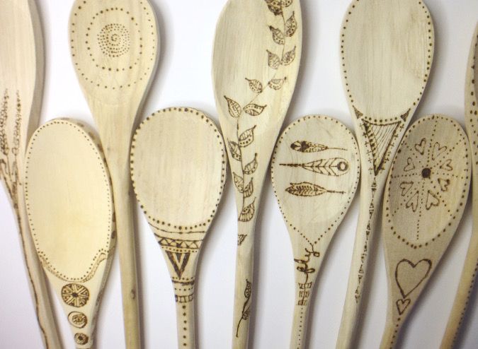 675x494 Engraved Wooden Spoons Wooden Spoon, Pyrography And Woodburning