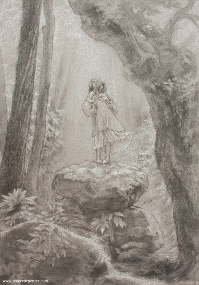 770x1102 The Girl In The Woods
