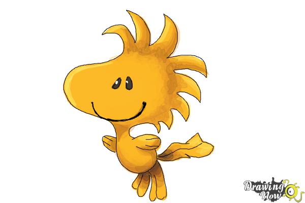 600x400 How To Draw Woodstock From The Peanuts Movie