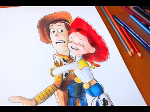 480x360 Drawing Woody And Jessie Toy Story