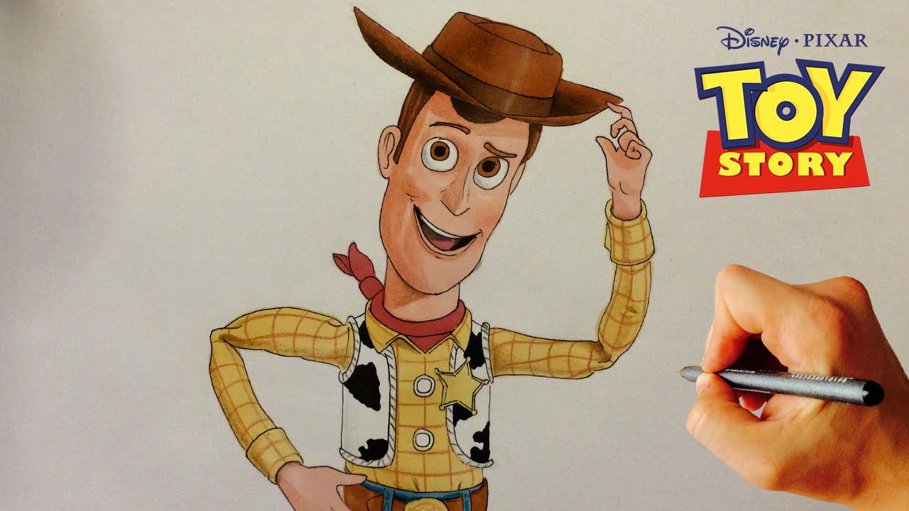1280x720 How To Draw Woody From Pixar's Toy Story